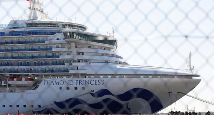 Los infectados por coronavirus en el crucero Diamond Princess, en cuarentena en Japón, llegan a 174