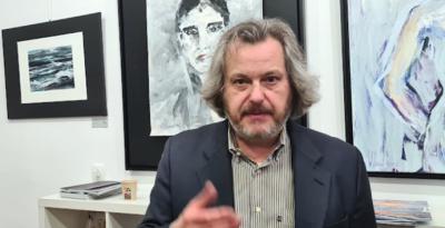 Claudio Fiorentini, escritor, pintor y galerista de arte. Autor de la novela surrealista 'Limbo 4.0'