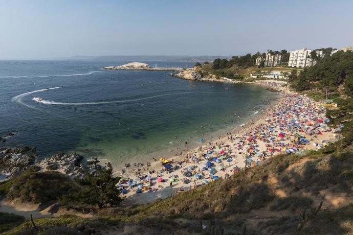 La playa de Algarrobo