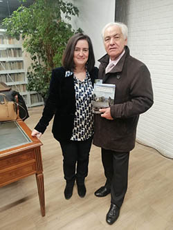 Sonsoles Pérez-Reyes presenta su libro 'El alma en los viajes' en la Biblioteca Eugenio Trías de Madrid