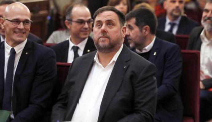 Uno de los enjuiciados es el ex presidente catalán, Oriol Junqueras  