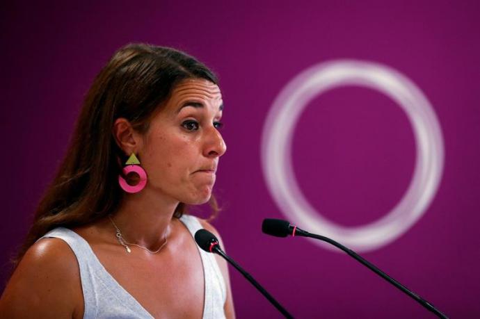 La portavoz de Podemos, Noelia Vera