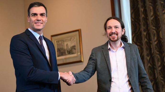  El acuerdo de PSOE y Unidas Podemos reconcilia a España con su historia parlamentaria y con el contexto europeo