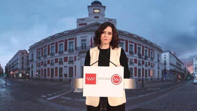 La presidenta de la Comunidad de Madrid, Isabel Díaz Ayuso.