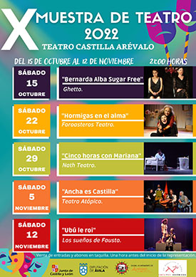 X Muestra de Teatro de Arévalo