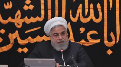  El presidente de Irán, Hassan Rouhani