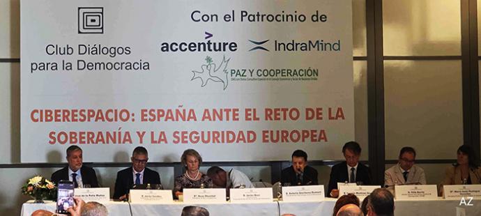 “ España Ante El reto De La Ciberseguridad Y Soberanía Europea” en el Club Diálogos para la Democracia, dirigido por Antonio Gavilanes