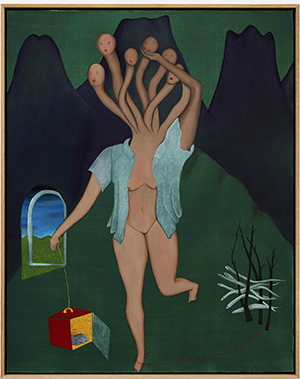 Medusa, 1972/2023. Private collection. Courtesy the artist and Xavier Hufkens, Brussels. Photo: Thomas Merle. © 2025 Cecilia Vicuña 