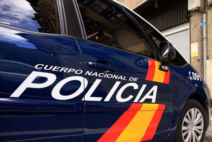 Un coche patrulla de la Policía Nacional