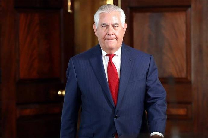 Rex Tillerson, Secretario de Estado de Estados Unidos