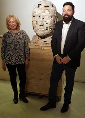 Rocío Guerrero y Javier de Benito en la Casa de Vacas del Parque del Retiro