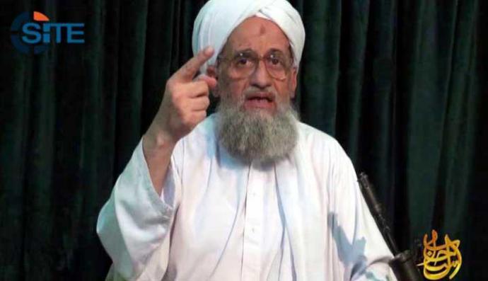 El jefe de Al Qaeda, Ayman al-Zawahiri