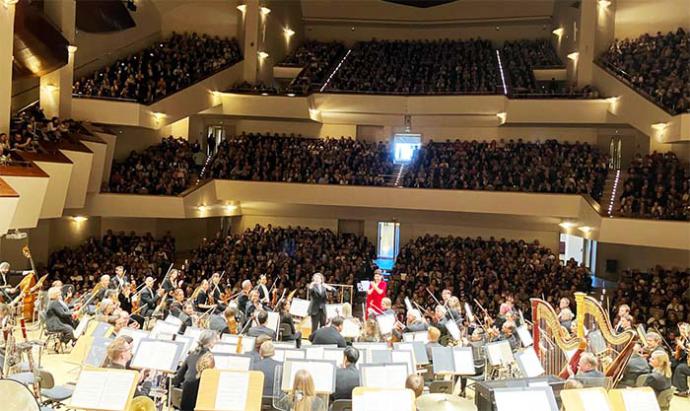 Gustavo Dudamel, director venezolano ha dirigido la Orquesta Sinfónica de Londres en Madrid