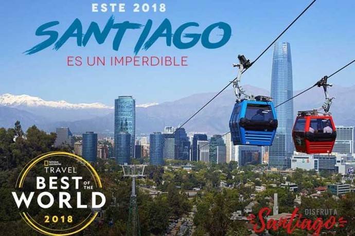 National Geographic Traveler destaca Santiago de Chile como destino imperdible 2018