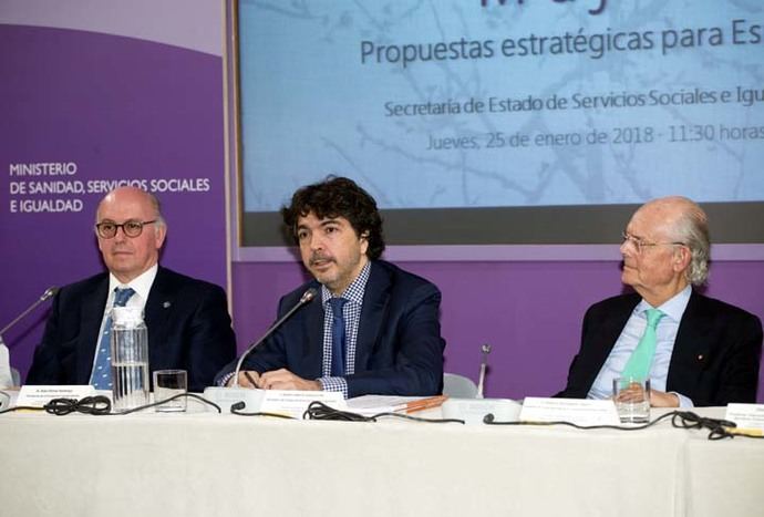 Ignacio Buqueras, a la derecha en la imagen...