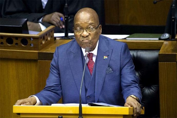 Partido gobernante sudafricano da plazo hasta hoy a Zuma para dimitir