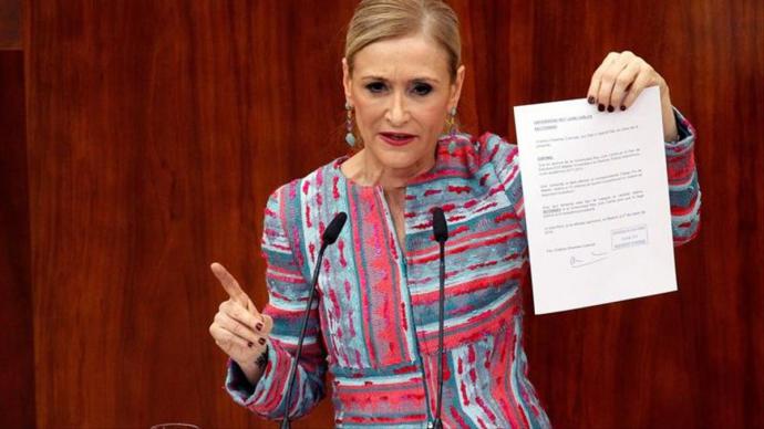 Las 'graves irregularidades' sobre el máster de Cifuentes que la sentencia recoge como hechos probados