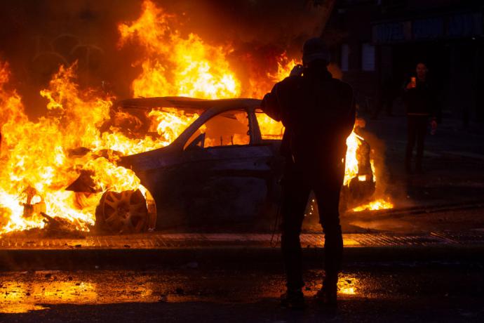 Violentas protestas en favor del retiro anticipado de fondos de las AFP