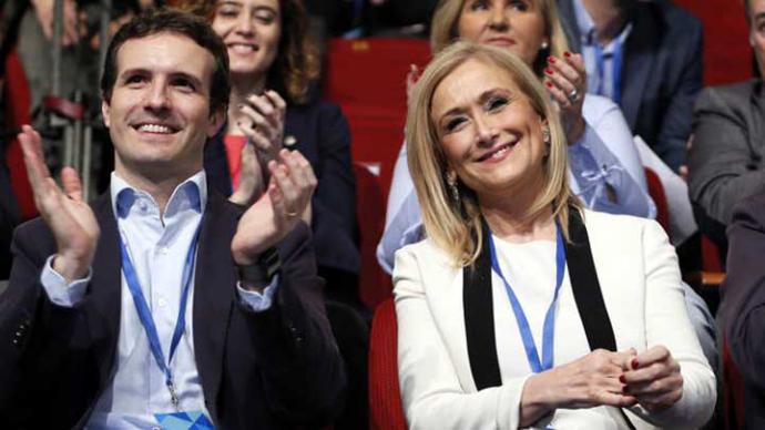 Pablo Casado y Cristina Cifuentes en una imagen de archivo.