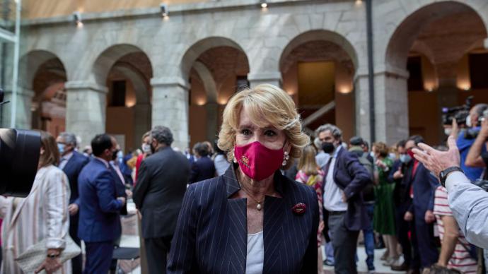 La expresidenta la Comunidad de Madrid Esperanza Aguirre . Europa Press