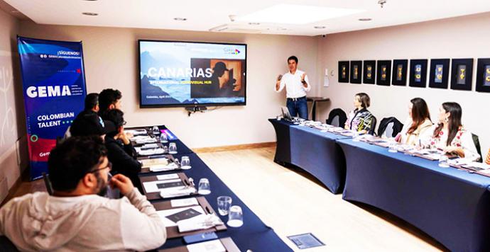 Proexca, Promocion Exterior De Canarias, se reúne en Colombia con 16 empresas de animación para contarles las ventajas de Canarias