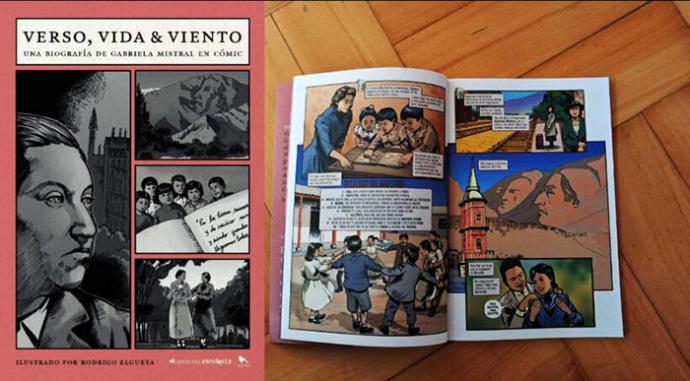 Verso, vida & viento: Gabriela Mistral revive en una poderosa biografía en cómic
