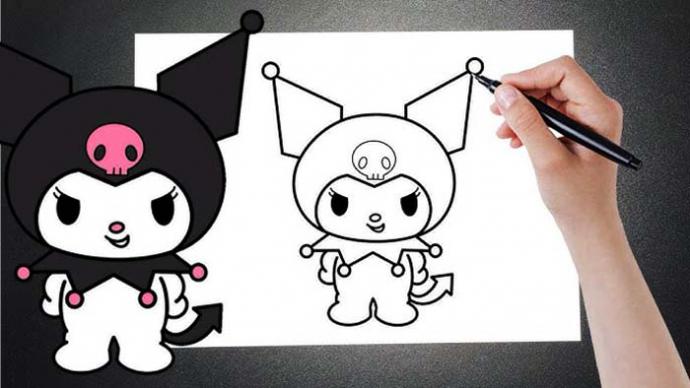 Kuromi para colorear: una experiencia creativa y terapéutica para todas las edades