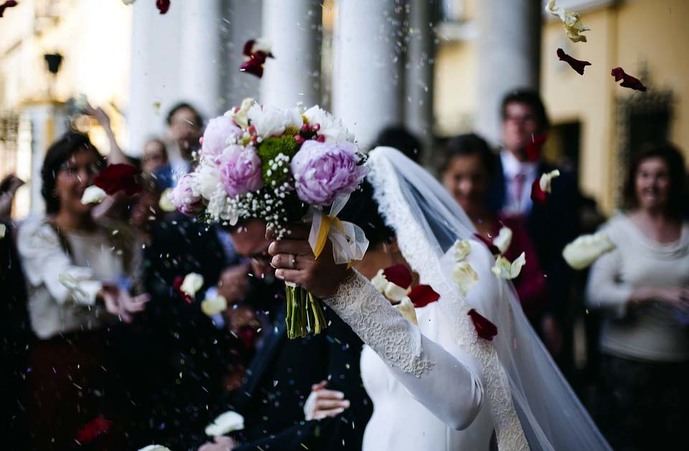 Preparativos para una boda romántica