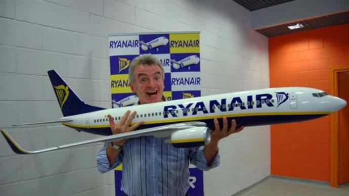 O’Leary, el extravagante presidente de Ryanair, cabalga de nuevo...