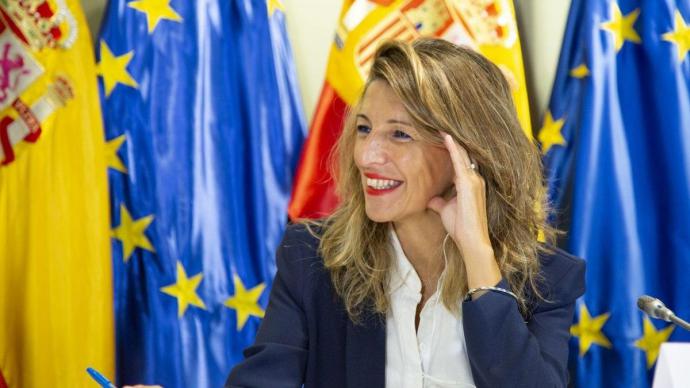 La ministra de Trabajo y Economía Social, Yolanda Díaz MINISTERIO DE TRABAJO 