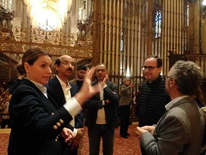 La Catedral de Sevilla recibió la visita de una delegación de los Emiratos Árabes a través de la Consejería de Cultura