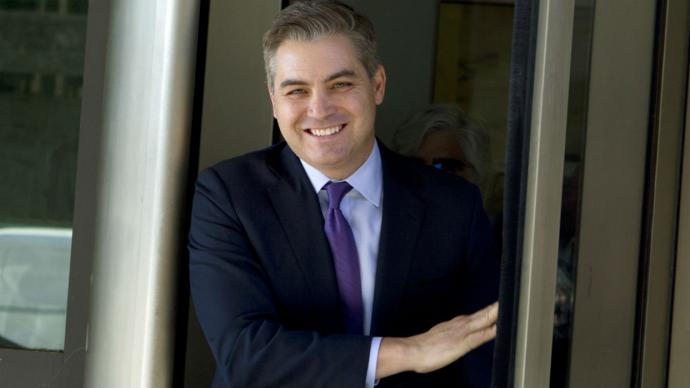 El periodista de la  CNN Jim Acosta