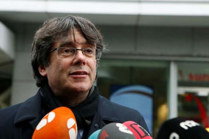 El expresident y candidato de JxCat al Parlamento Europeo, Carles Puigdemont. 