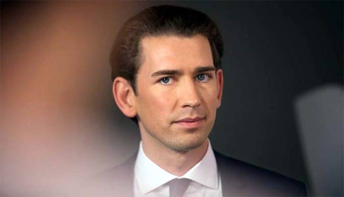 El conservador Sebastian Kurz 