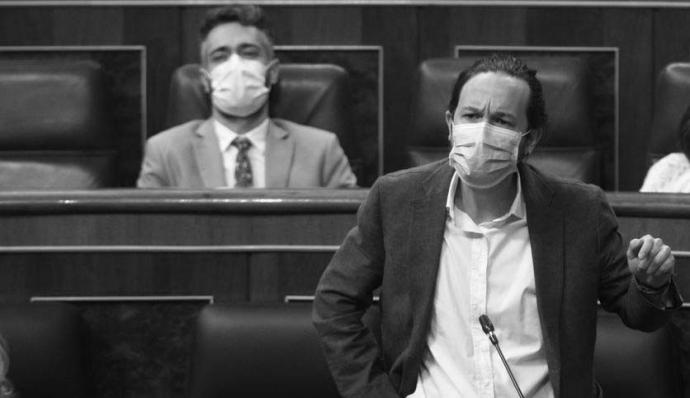 VP segundo del Gobierno, Pablo Iglesias en el congreso