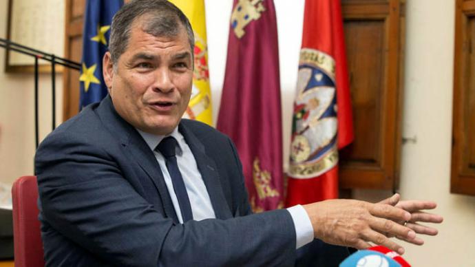 Rafael correa, expresidente de Ecuador