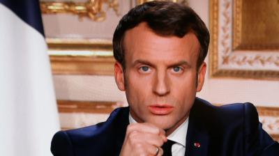 El presidente francés Emmanuel Macron