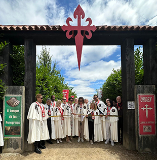 El Congreso Internacional de la Orden del Camino de Santiago concluye en la localidad de Melide