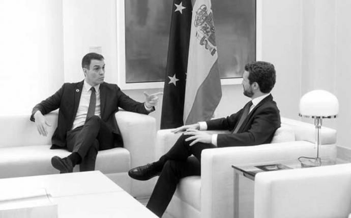 Casado rechaza negociar con Sánchez si no rompe con 'sus socios' y el Gobierno acusa al PP de seguir 'en el bloqueo'