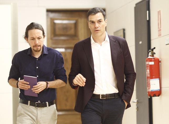 Pedro Sánchez y Pablo Iglesias, en una imagen de archivo.