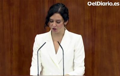Isabel Díaz Ayuso (captura de pantalla)