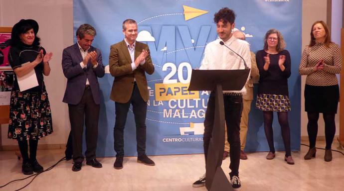 El escritor Ángelo Néstore, galardonado con el XX Premio Internacional de Poesía Emilio Prados por el poemario ‘Hágase mi voluntad’