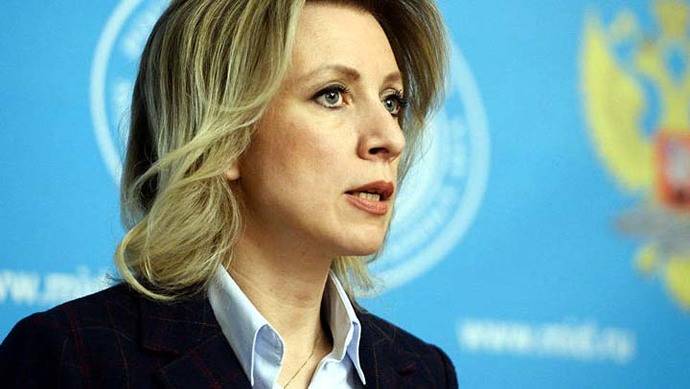 La portavoz del Ministerio ruso, María Zajárova