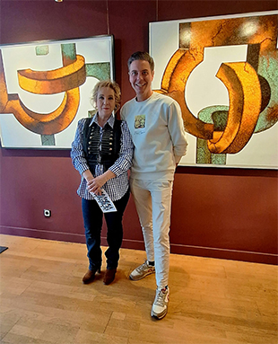 Manuela Picó Expone Su Pintura 'Kronos' En La Galería Herráiz