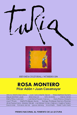 Rosa Montero. Cartapacio sobre su obra literaria en la revista cultural 'Turia'