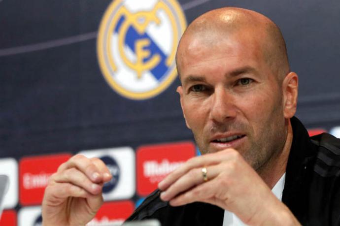 Zinedine Zidane entrenador del Real Madrid