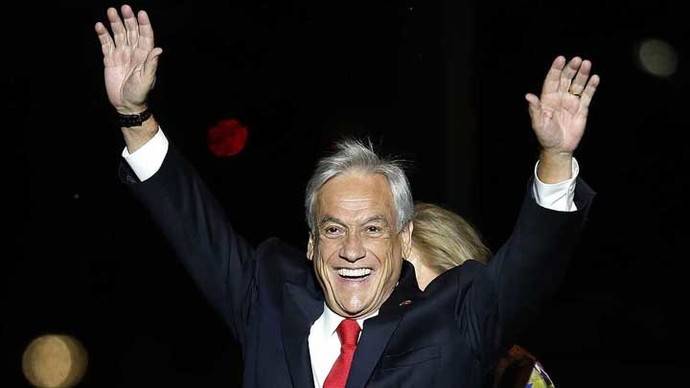 Sebastián Piñera, gana la segunda vuelta en Chile