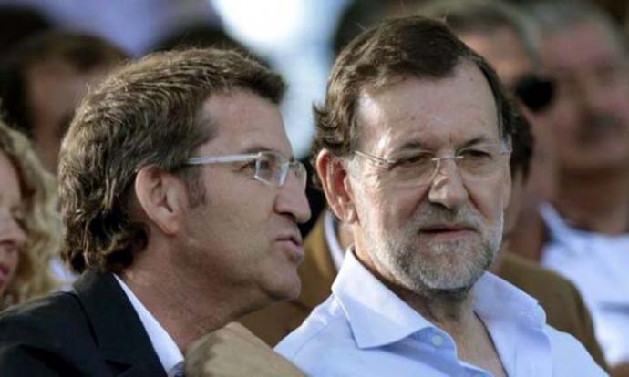 Feijoo y Rajoy en imagen de archivo