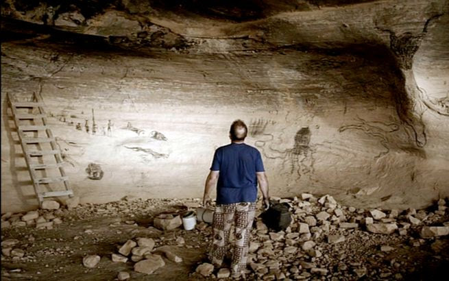 Fotograma del documental "El cuaderno de barro"