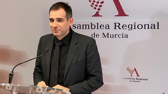 Juan José Liarte, portavoz de los 'díscolos' de Vox' en el Parlamento de Murcia 